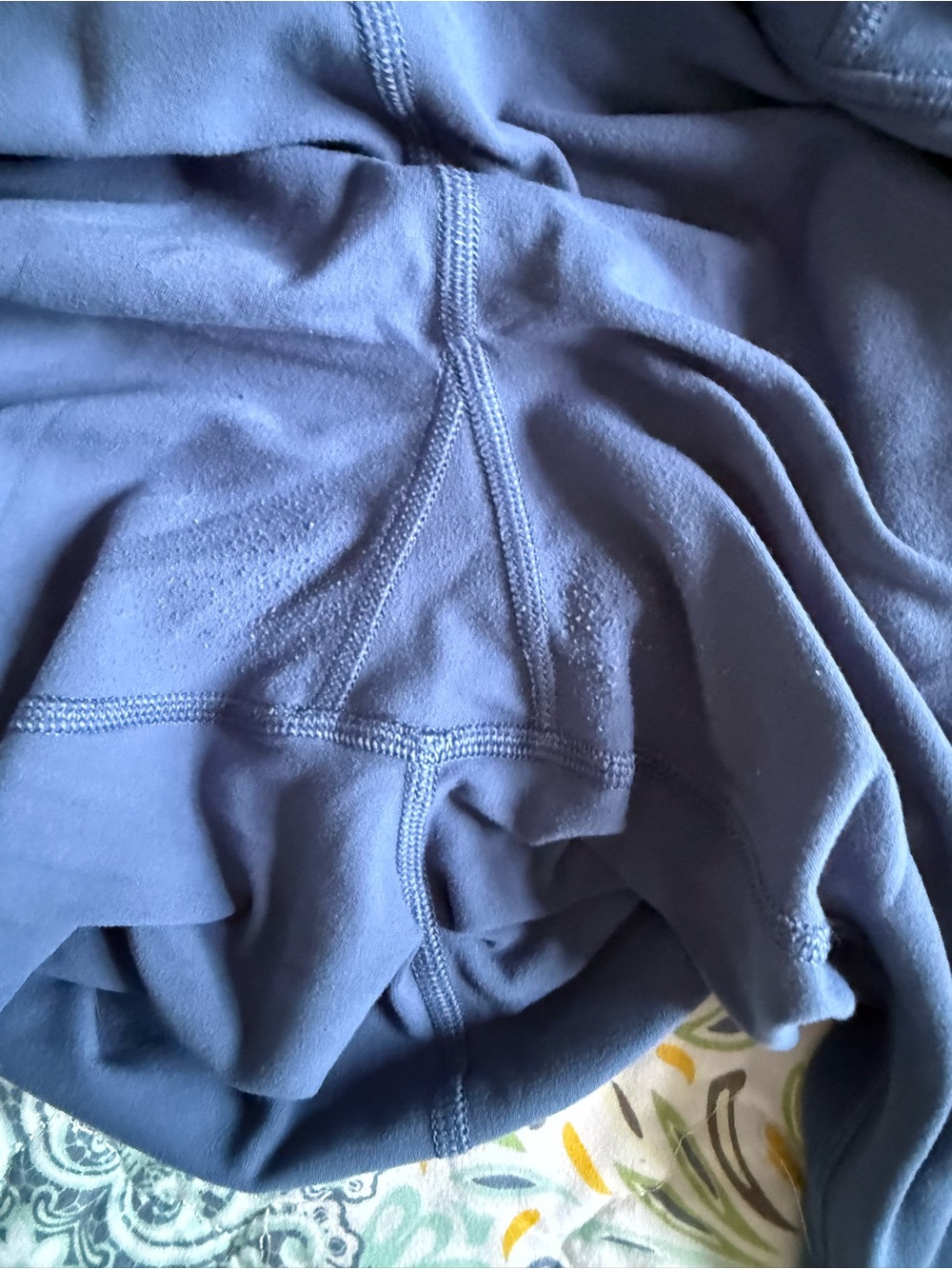 Athleta Slate Blue High-Rise Crop Leggings - Picture 3 of 4